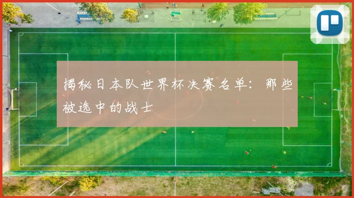 揭秘日本队世界杯决赛名单：那些被选中的战士